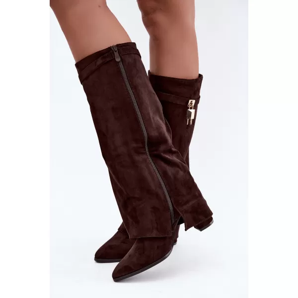  Damenstiefel BOTO NS617P KAFFEE 