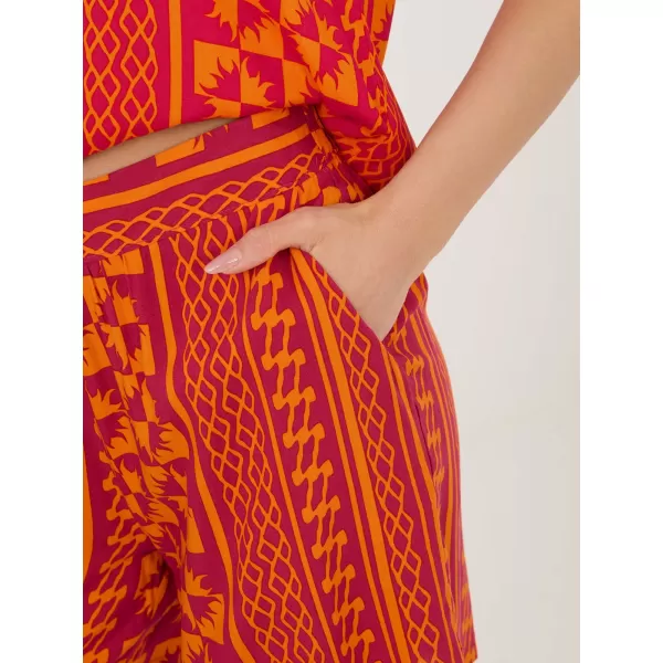  Damen-Shorts SUBLEVEL D73771M62489KD ORANGE 