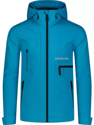Wasserdichte Herrenjacke NORDBLANC RIGID NBSJM8313 LEUCHTEND BLAU