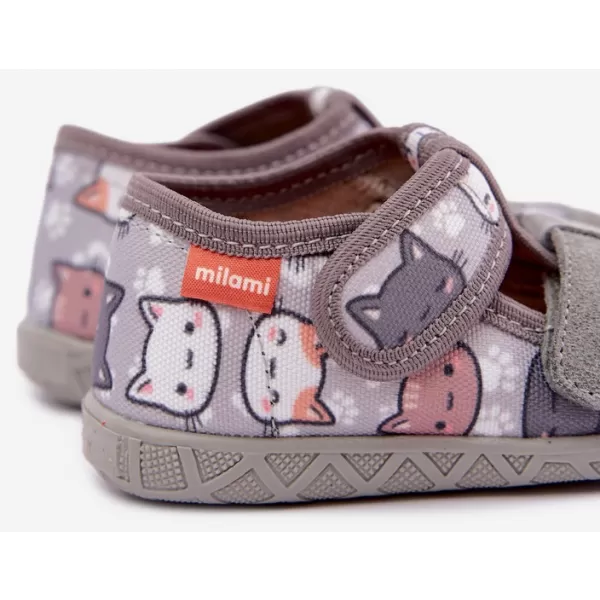  Kinderhausschuhe MILAMI 118/BR-34 GRAU 