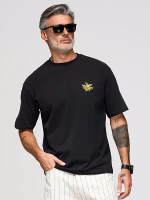 Herren-T-Shirt OMBRE OM-TSCT-0275 SCHWARZ