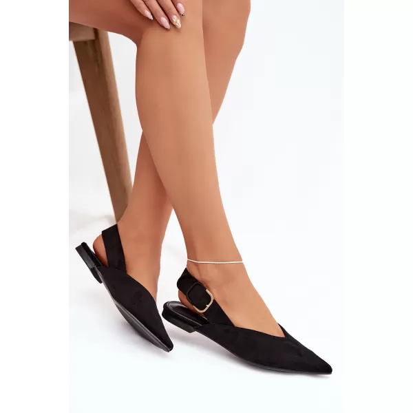  Ballerinas für Damen BOTO JH598/9755 SCHWARZ 