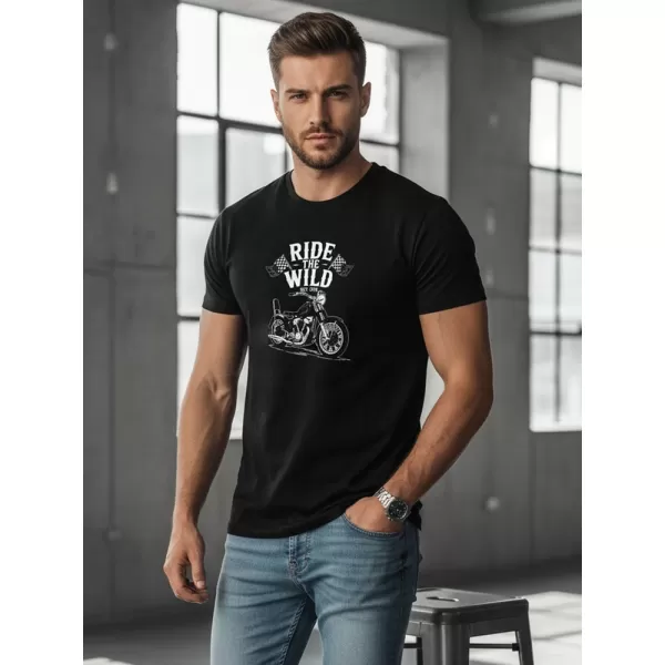  Herren-T-Shirt DSTREET NX056R SCHWARZ 