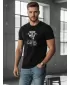 Herren-T-Shirt DSTREET NX056R SCHWARZ
