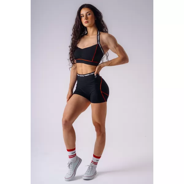 Damen-Shorts NEBBIA OLYMPIA HIGH-WAIST 937 SCHWARZ 