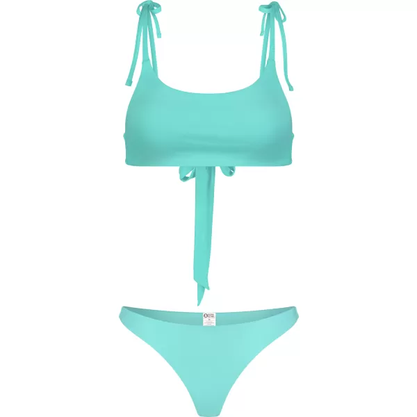  Bikinihose für Damen NORDBLANC GLITZ NBSSS8240 TÜRKIS 
