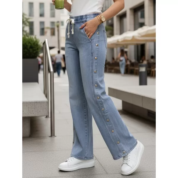  Damenhosen DSTREET UY2986 BLAU 