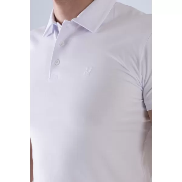  Herren-T-Shirts NEBBIA MIKE MUSCLE FIT POLO 157 WEIß 