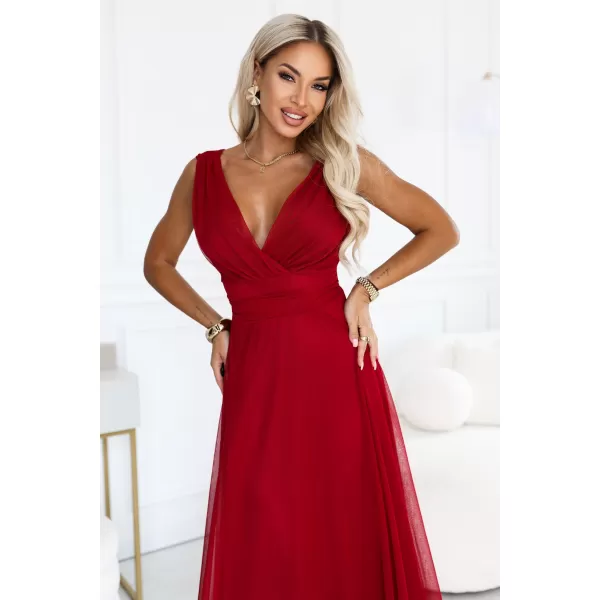  Kleid NUMOCO 687-2 HELLES BURGUNDERROT 