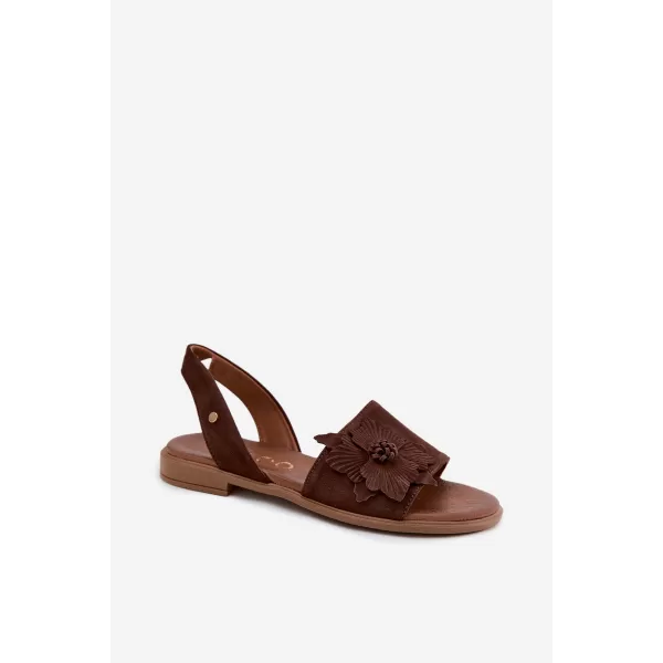  Damensandalen ZAZOO 40471 SCHOKOLADE 
