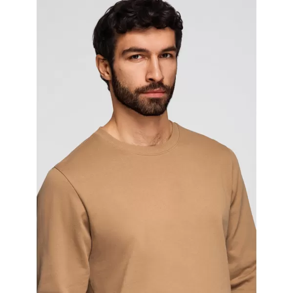  Herren-Sweatshirt OMBRE OM-SSBN-0271 BRAUN 