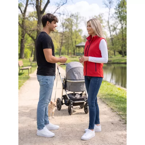  Fleeceweste für Damen ALTISPORT ALW002525 ROT 