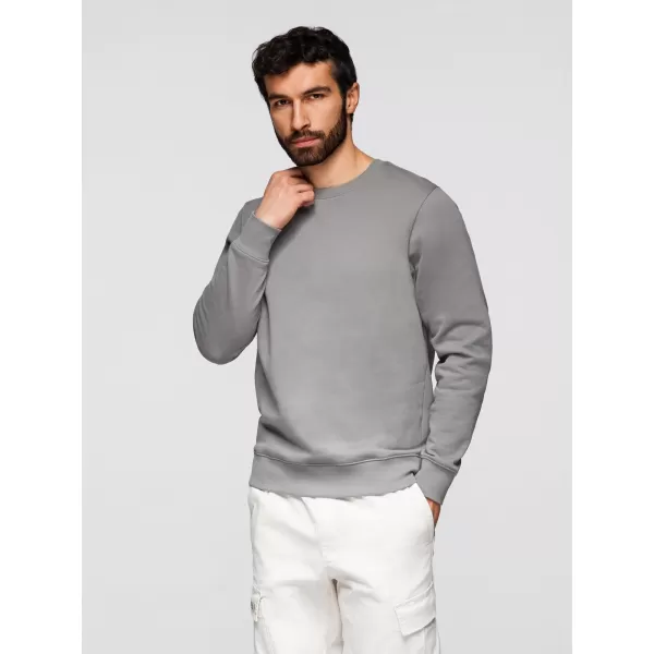  Herren-Sweatshirt OMBRE OM-SSBN-0271 GRAU 