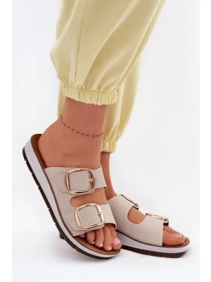 Damenhausschuhe INBLU CP000061 BEIGE