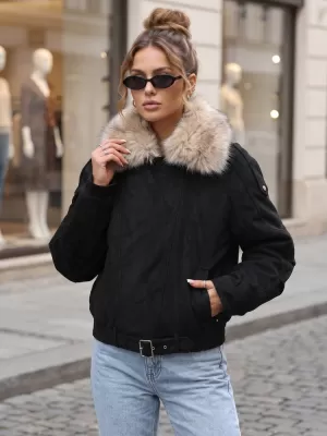 Damenjacke DSTREET TY5700 SCHWARZ