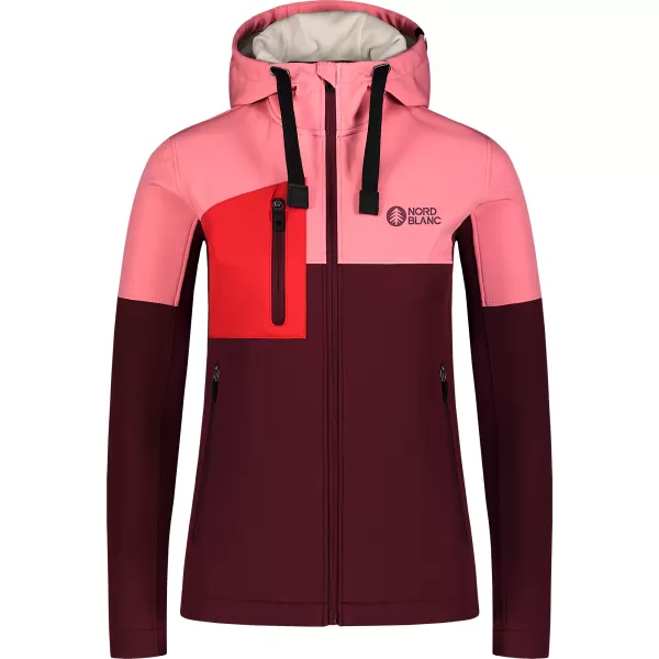  Damen-Sweatshirt NORDBLANC HIDA NBSSL8342 ROSA 
