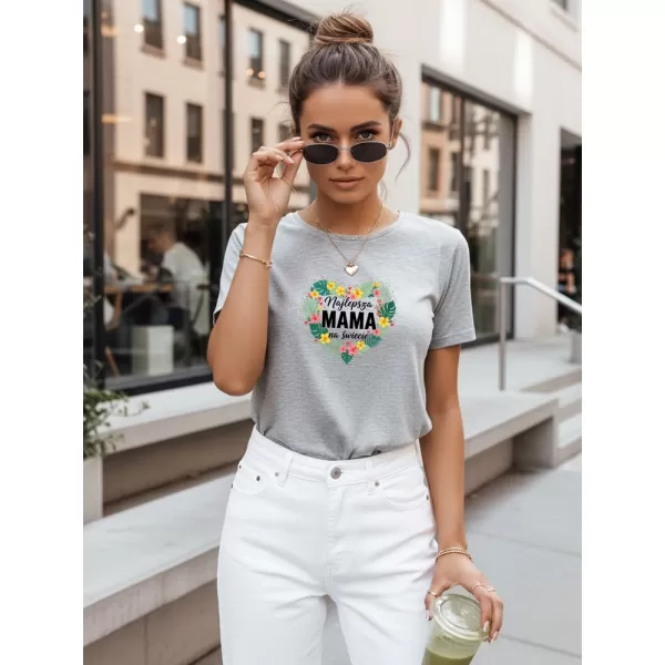  Damen-T-Shirt DSTREET NX5029RY-AS HELLGRAU 