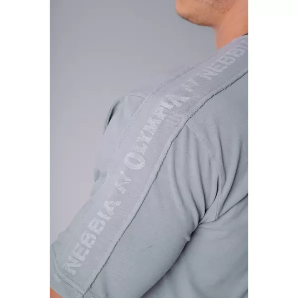  Herren-T-Shirts NEBBIA OLYMPIA MUSCLE COVER 942 HELLGRAU 