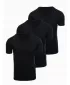 Herren-T-Shirt OMBRE OM-TSBS-0281 SCHWARZ