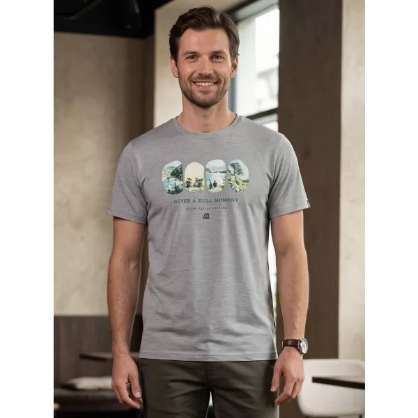  Outdoor-Shirt für Herren ALPINE PRO NOGER 2 GRAUE VARIANTE PB 
