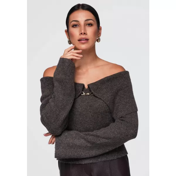  Damenpullover OMBRE OW-SW-E0011 BRAUN 