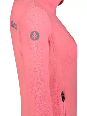 Leichtes Fleece-Sweatshirt für Damen NORDBLANC MAPLE NBSFL8374 ROSA