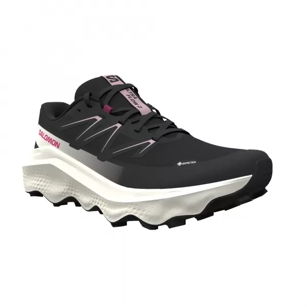  Damenschuhe SALOMON ULTRA FLOW 2 GORE-TEX L49299500 SCHWARZ/MORGENROSA/VANILLEEIS 