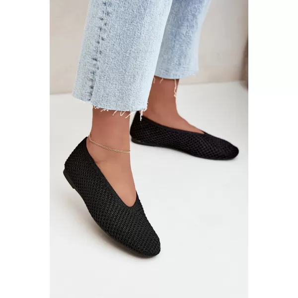  Ballerinas für Damen BOTO CH956 SCHWARZ 