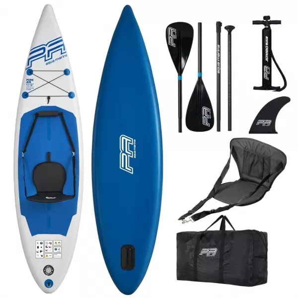  Paddle-Board AQUA MARINA Pure Air Combo 11 - 2022 BLAU/GRAU 