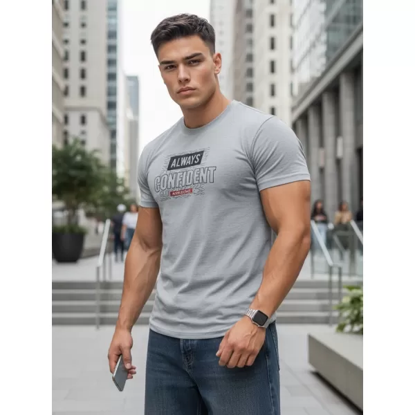  Herren-T-Shirt DSTREET RX5406 HELLGRAU 