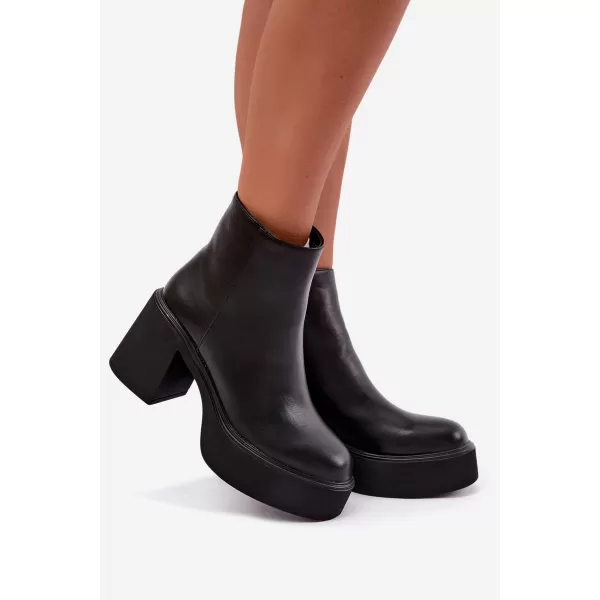  Damen-Stiefeletten BOTO 5303 SCHWARZ 