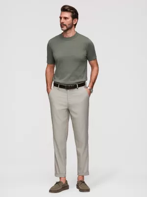 Herrenhosen OMBRE P1525 GRAU UND BEIGE
