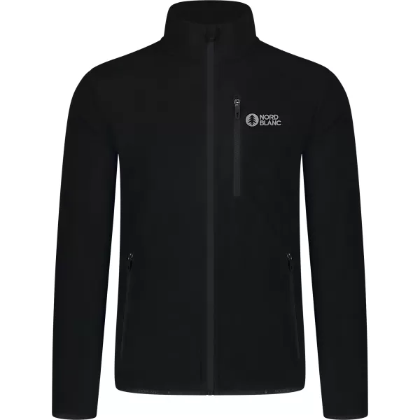  Leichtes Fleece-Sweatshirt für Herren NORDBLANC QUARRY NBSFM8372 SCHWARZ 