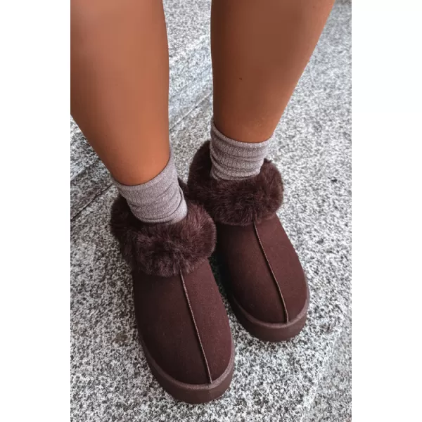  Schneemänner für Frauen BIG STAR SHOES UU274203 BRAUNE/BEIGE SCHATTEN 