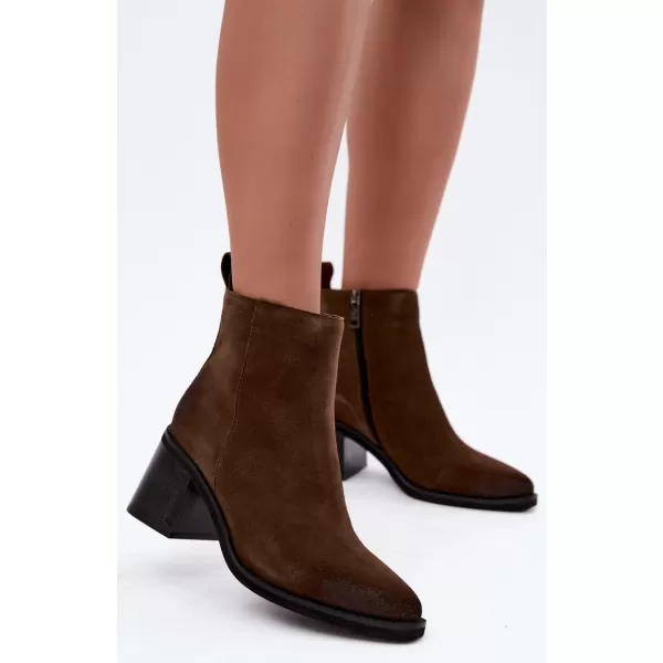  Damen-Stiefeletten VINCEZA 133100 BRAUN 