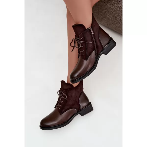  Damen-Stiefeletten BOTO 26BT02-590 KAFFEE 