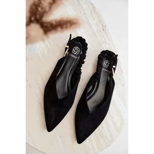  Ballerinas für Damen BOTO 55-A90 SCHWARZ 