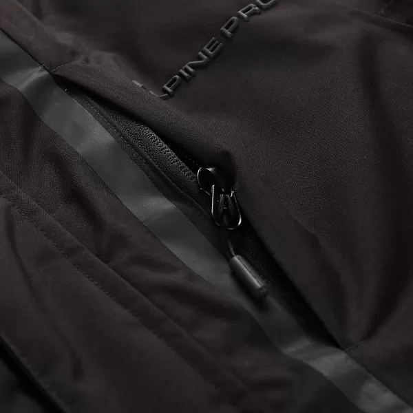  Kinder-Skijacke ALPINE PRO DEARO 3 SCHWARZ 