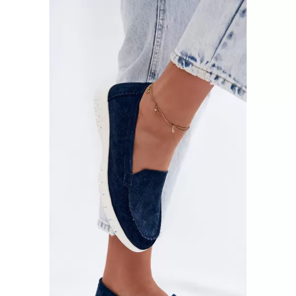  Damenmokassins VINCEZA 95360 BLAU 