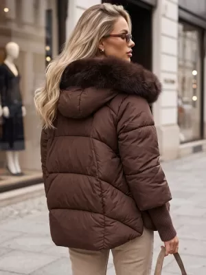 Damenjacke DSTREET TY5890 BRAUN