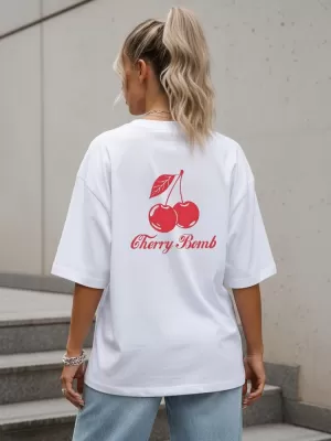Damen-T-Shirt DSTREET NX9507RY-WH-O WEIß