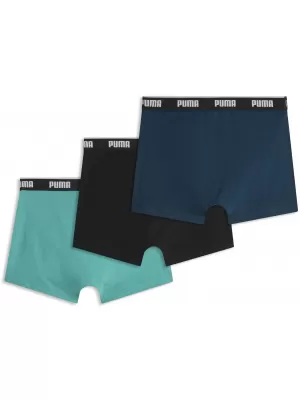 Herren-Boxershorts PUMA MEN BOXERS 3P 94713011 GRÜNE KOMBINATION