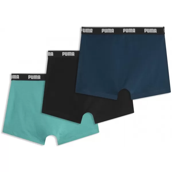  Herren-Boxershorts PUMA MEN BOXERS 3P 94713011 GRÜNE KOMBINATION 