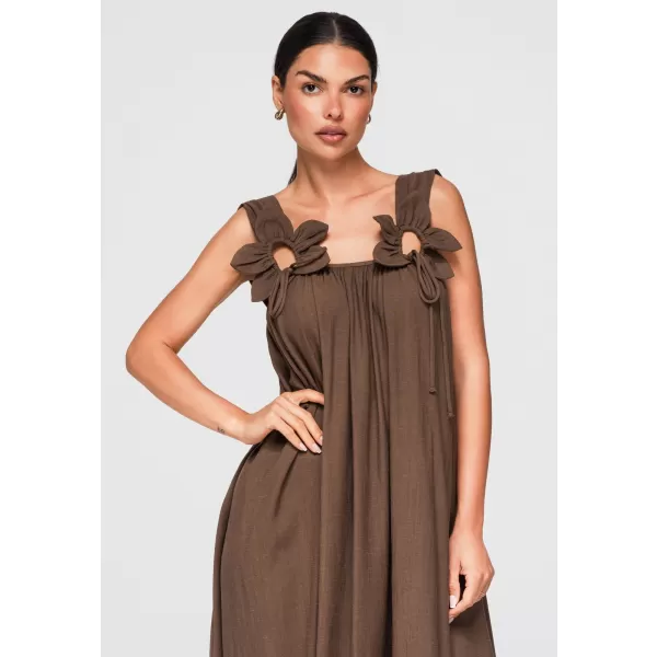  Kleid OMBRE OW-DLR-E0014 BRAUN 