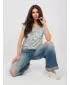 Damen-T-Shirt SUBLEVEL D12110M02646E PISTAZIEN
