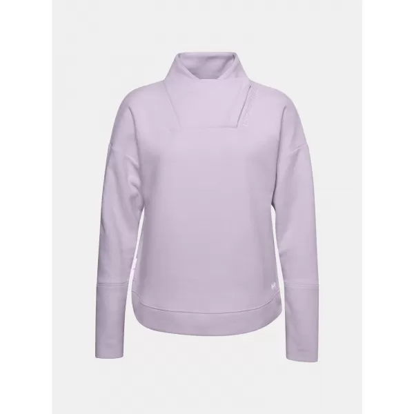  Damen-Sweatshirt UNDER ARMOUR RECOVER FLEECE WRAP NECK 1356347-570 LILA 