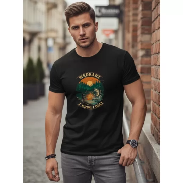  Herren-T-Shirt DSTREET NX0110R-BK SCHWARZ 