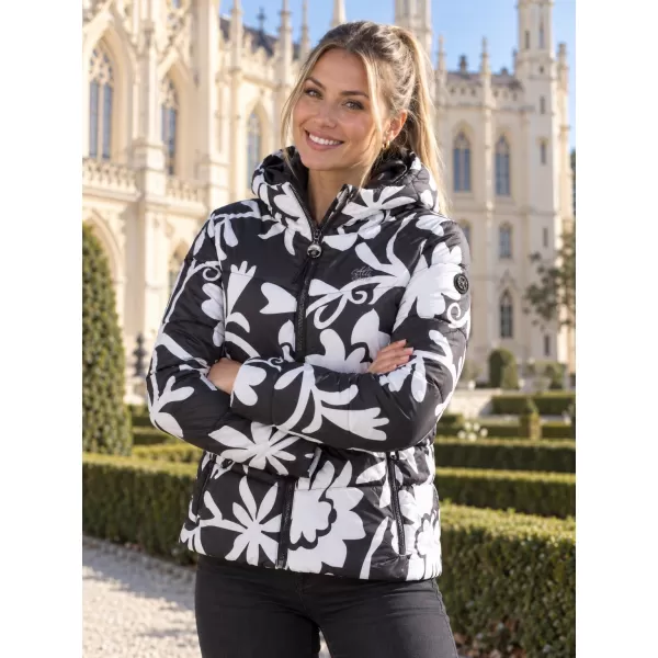  Winterjacke für Damen ALTISPORT IRITA SCHWARZ/WEIß 