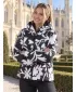 Winterjacke für Damen ALTISPORT IRITA SCHWARZ/WEIß