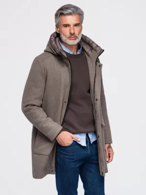 Herrenparka OMBRE OM-COWC-0161 ASCHEGRAU